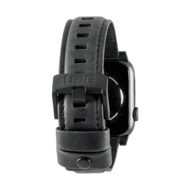 UAG Leather Apple Watch 44 mm strap bandje Zwart