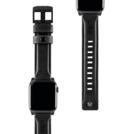 UAG Leather Apple Watch 44 mm strap bandje Zwart