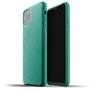 Mujjo Leather case iPhone 11 Pro Max hoes Groen