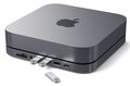 Satechi Mac Mini stand en USB-C hub Grijs