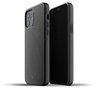 Mujjo Leather case iPhone 12 / 12 Pro hoesje Zwart