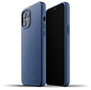 Mujjo Leather case iPhone 12 Pro Max hoesje Blauw
