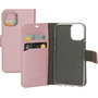 Mobiparts Saffiano Wallet iPhone 12 mini hoesje Rose