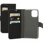 Mobiparts Saffiano Wallet iPhone 12 Pro / iPhone&nbsp;12 hoesje Zwart