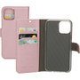 Mobiparts Saffiano Wallet iPhone 12 Pro / iPhone 12 hoesje Rose