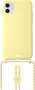 LAUT Pastels Necklace iPhone 12 mini hoesje Geel
