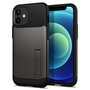 Spigen Slim Armor iPhone 12 mini hoesje Gun Metal