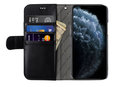 Melkco Wallet iPhone 12 Pro / iPhone 12 hoesje Zwart