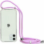 Mobiparts Lanyard iPhone 12 / iPhone 12 Pro hoesje Violet