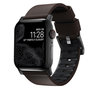 Nomad Active Pro Leather Apple Watch 44 / 42 mm bandje Bruin