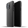 Mujjo Leather case iPhone 13 Pro Max hoesje Zwart