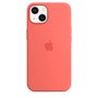 Apple MagSafe siliconen iPhone 13 mini hoesje Peach