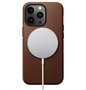 Nomad Leather&nbsp;MagSafe iPhone 13 Pro hoesje Bruin