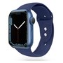 TechProtection siliconen Apple Watch 44 / 42 mm bandje Donkerblauw