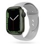 TechProtection siliconen Apple Watch 44 / 42 mm bandje Grijs