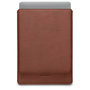 Woolnut Leather sleeve MacBook Pro 14 inch hoesje Cognac