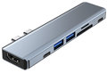 hubie vijf USB-C hub met HDMI en kaartlezer