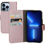 Mobiparts Saffiano Wallet iPhone 13 Pro hoesje Roze