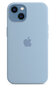 Apple MagSafe siliconen iPhone 13 hoesje Blue Fog