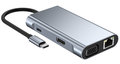 De hubie zes USB-C hub met USB-A, Ethernet, HDMI en VGA is een praktische hub voor je MacBook of USB-C laptop.