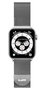 LAUT Steel Loop Apple Watch 45 / 44 / 42 mm bandje Zilver
