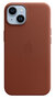 Apple MagSafe leren iPhone 14 hoesje bruin