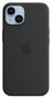 Apple MagSafe siliconen iPhone 14 hoesje Zwart