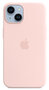 Apple MagSafe siliconen iPhone 14 hoesje roze