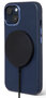 Decoded leren MagSafe iPhone 14 Plus hoesje blauw