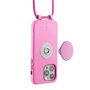Just Elegance PopGrip iPhone 14 Pro hoesje met draagkoord roze