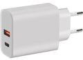 Mobiparts 45 watt USB-C en USB-A oplader Wit