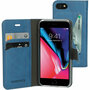 Mobiparts Classic Wallet iPhone SE 2022 / 2020 / 8 hoesje Blauw