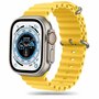 TechProtection siliconen pro Apple Watch Ultra 49 / 45 / 44 mm bandje geel