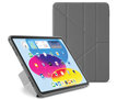 Pipetto Origami iPad 2022 10,9 inch hoesje grijs
