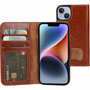 Mobiparts Excellent Wallet iPhone 14 hoesje bruin