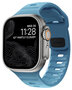 Nomad Sport FKM Apple Watch 49 / 45 / 44 mm bandje electric blauw