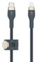 Belkin BoostCharge Pro Flex USB-C naar Lightning kabel 1 meter blauw