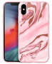 LAUT Mineral Glass iPhone XS hoesje Roze