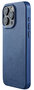 Mujjo Leather MagSafe iPhone 15 Pro Max hoesje&nbsp;blauw