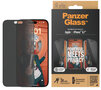 PanzerGlass Privacy Edge to Edge Glazen iPhone 15 Plus screenprotector met applicator