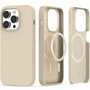 Tech Protection Silicone MagSafe iPhone 14 Pro hoesje beige
