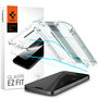 Spigen GlastR EZ Fit iPhone 15 Pro glazen screenprotector 2 pack