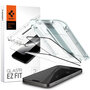 Spigen GlastR EZ Fit Edge to Edge iPhone 15 Pro glazen screenprotector 2 pack