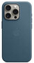 Apple MagSafe FineWoven iPhone 15 Pro hoesje blauw