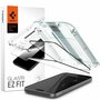 Spigen GlastR EZ Fit Edge tp Edge iPhone 15 Plus glazen screenprotector 2 pack