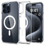 Spigen Ultra Hybrid MagSafe iPhone 15 Pro hoesje transparant