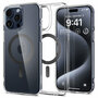 Spigen Ultra Hybrid MagSafe iPhone 15 Pro hoesje carbon