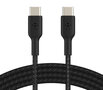 Belkin Braided USB-C kabel 1 meter zwart