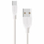 Mobiparts USB-C naar&nbsp;USB-A kabel 1 meter wit