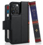 Twelve South BookBook MagSafe iPhone 15 Pro hoesje zwart